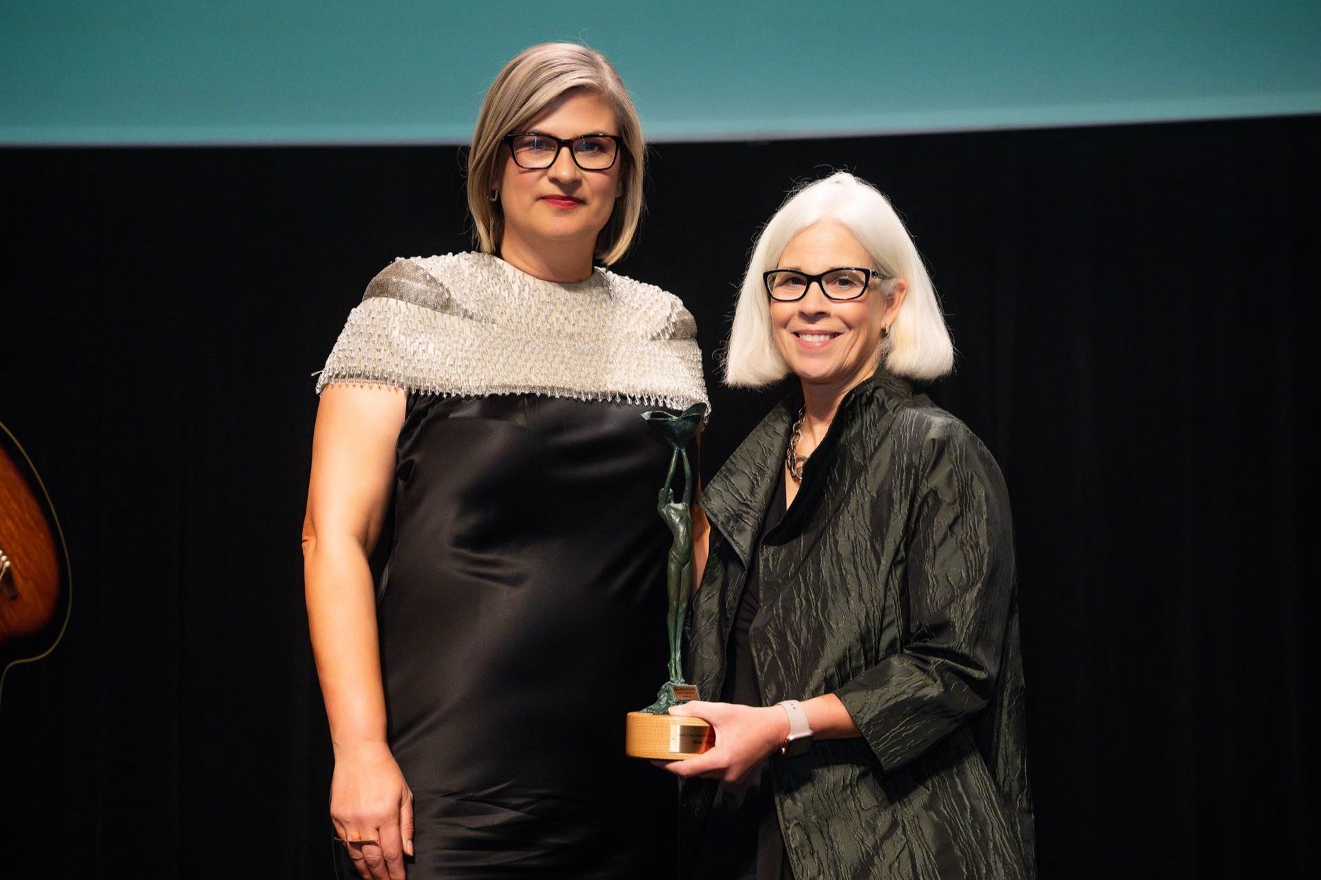 Kea World Class Winner, Maia Nuku with Vice-Chancellor Professor Dawn Freshwater, Waipapa Taumata Rau, University of Auckland.jpg